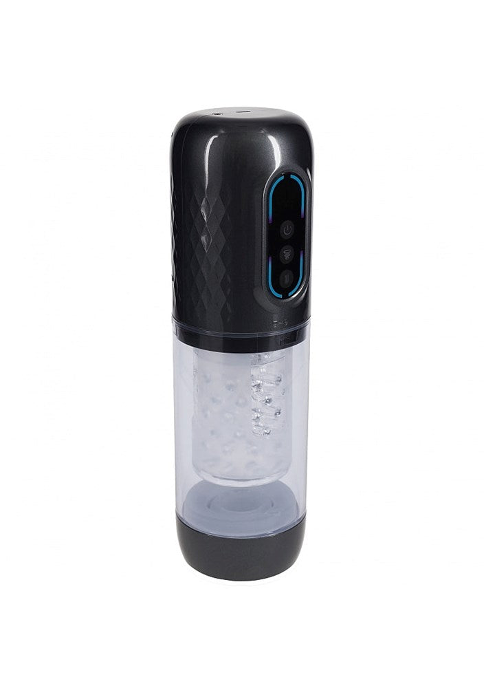 Shots Toys PUMPED Vortex Rotating and Thrusting Masturbator - Masturbators and Strokers