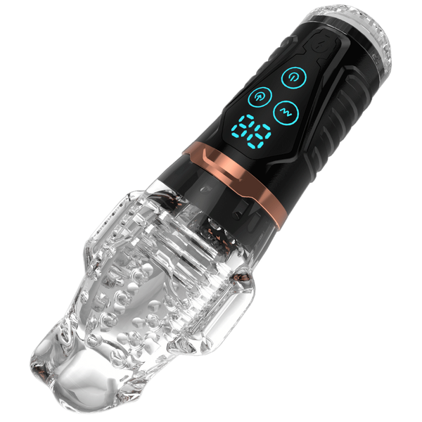 Amovibe Alpha Sucking & Vibrating Male Masturbator - Masturbators and Strokers