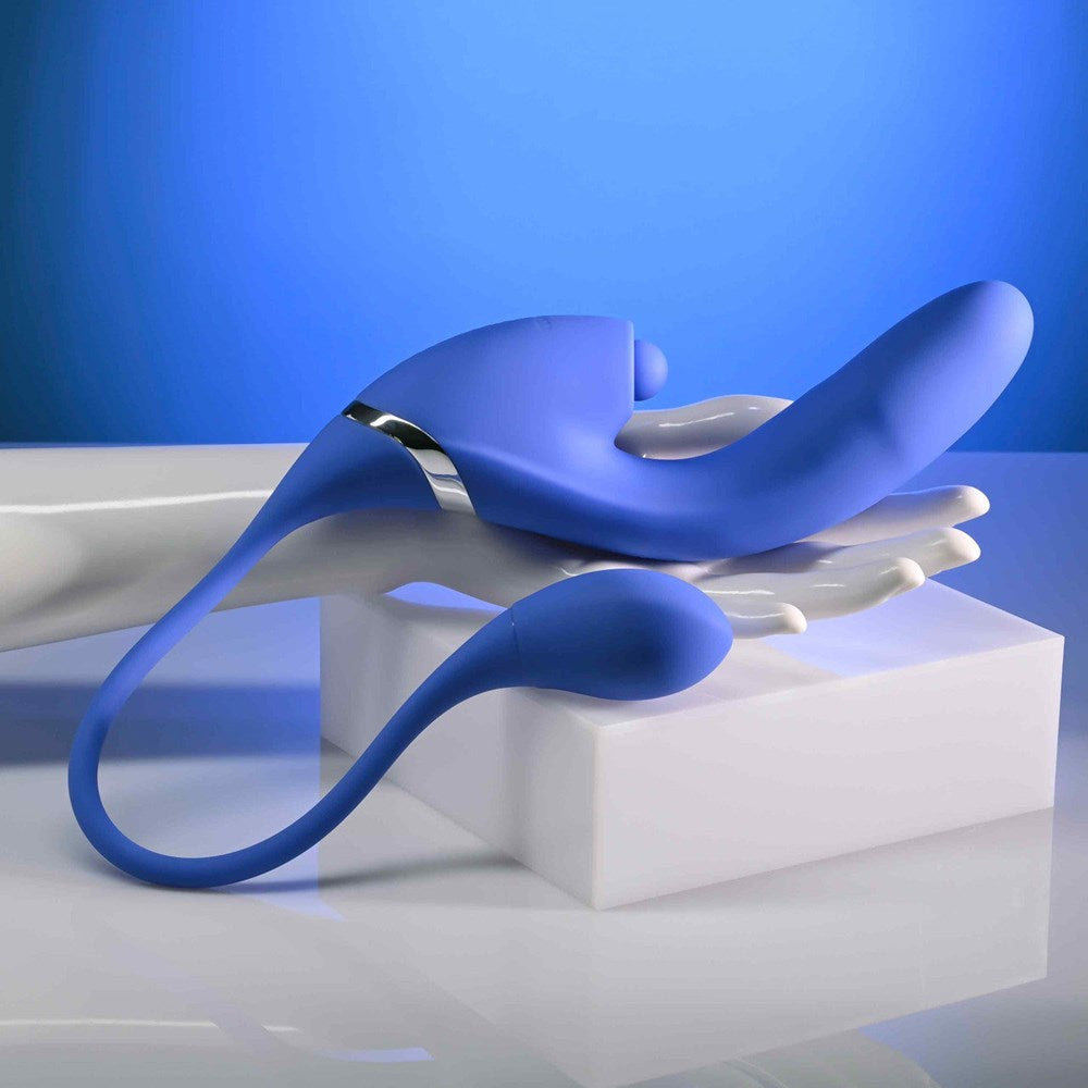 Evolved ALL IN USB Recahrgeable Triple Stimulating Vibrator - Rabbit Vibrators