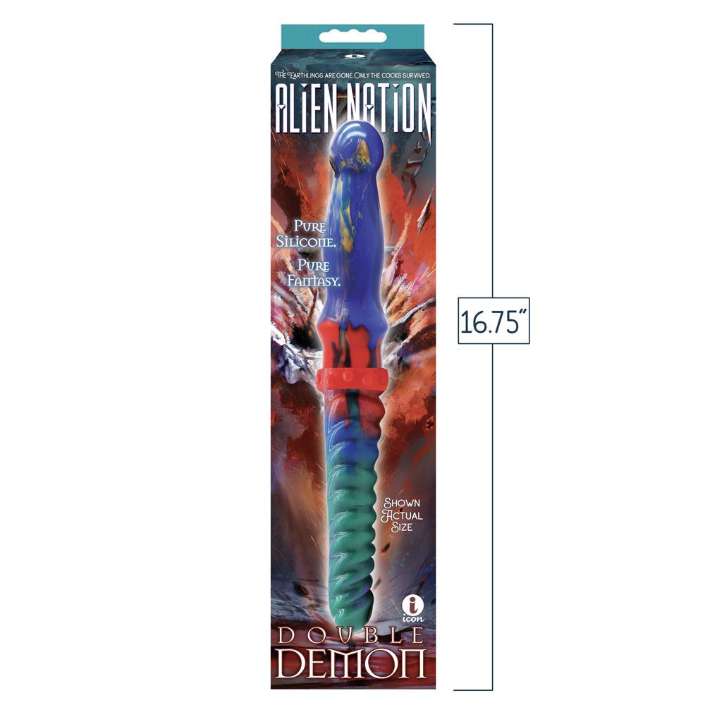 Icon Brands Alien Nation Double Demon Fantasy Double Dildo - Non-Realistic Dildos