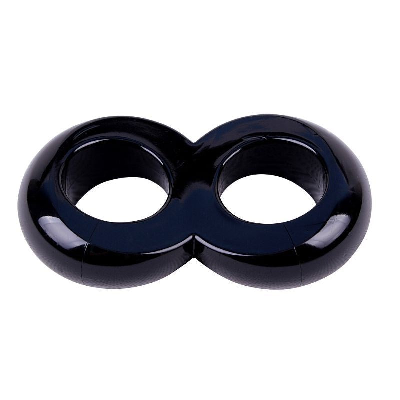 Chisa Duo Cock 8 Ball Erection Enhancer Penis Ring - Stretchy Cock Rings