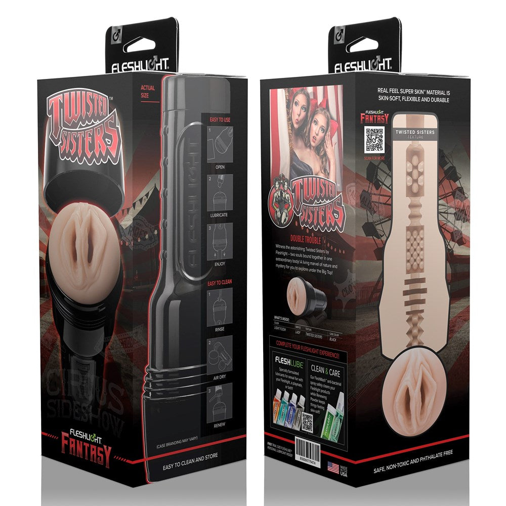 Fleshlight Fantasy Twisted Sisters Lady Stroker - Masturbators and Strokers