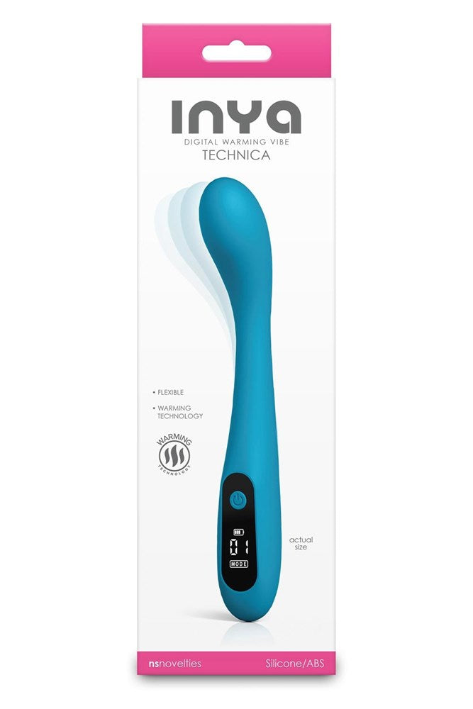 NS Novelties INYA Technica USB Rechargeable Warming Vibrator - G-Spot Vibrators