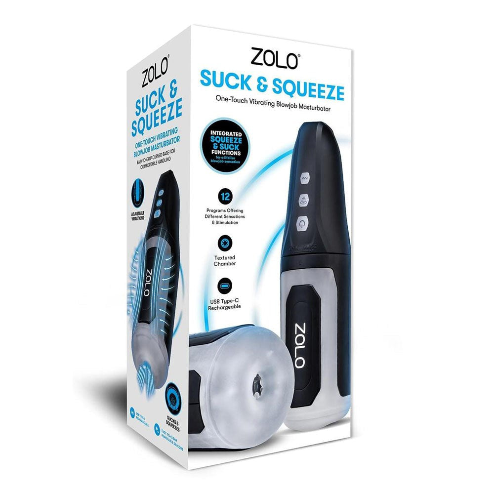 Xgen Zolo Suck & Squeeze Sucking Auto Masturbator - Masturbators and Strokers