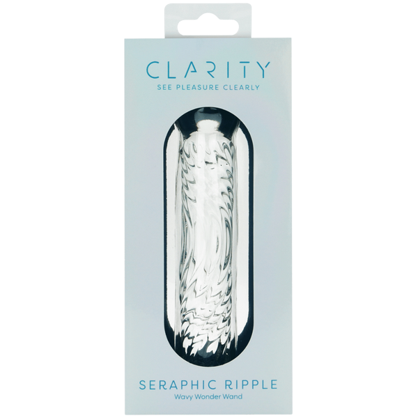 Creative Conceptions Seraphic Ripple Borosilicate Glass Dildo - Glass Sex Toys