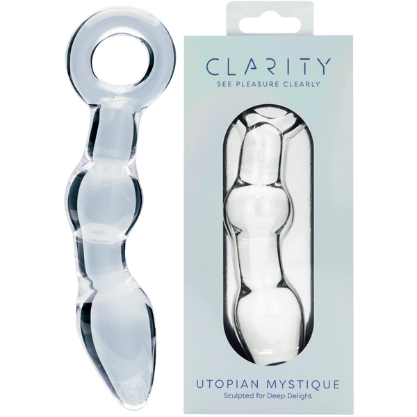 Creative Conceptions Utopian Mystique Glass Anal Dildo - Glass Sex Toys