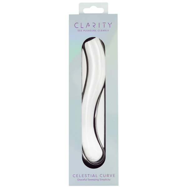 Creative Conceptions Celestial Curve Double Ender Glass Dildo - Glass Sex Toys