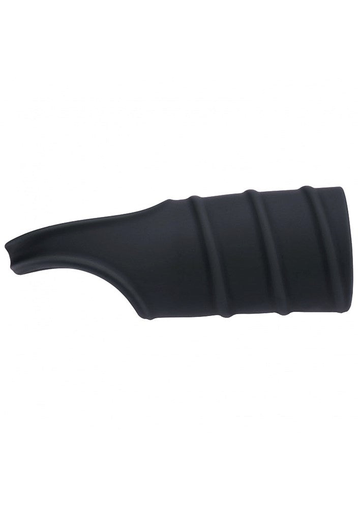 Shots LEVELZ Silicone Cock Ring and Ribbed Sleeve - Stretchy Cock Rings