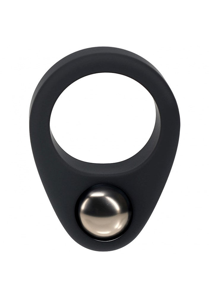 Shots LEVELZ Single Weighted Ball Mens Cock Ring - Stretchy Cock Rings