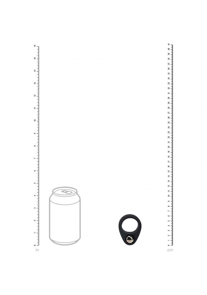 Shots LEVELZ Single Weighted Ball Mens Cock Ring - Stretchy Cock Rings