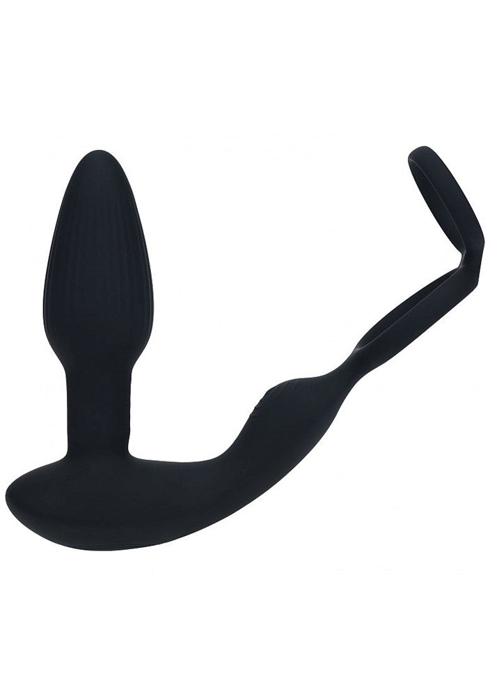 LEVELZ Dual Vibrating Prostate Stimulator with Cock Ring - Prostate Toys