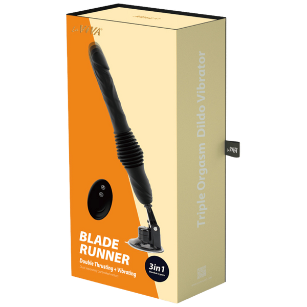 La Viva Blade Runner Double Thrusting & Vibrating Dildo - Vibrating Dildos