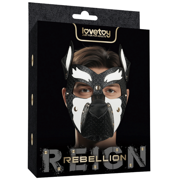 Lovetoy Rebellion Reign Howl Pup Play BDSM Mask - Masks And Blindfolds