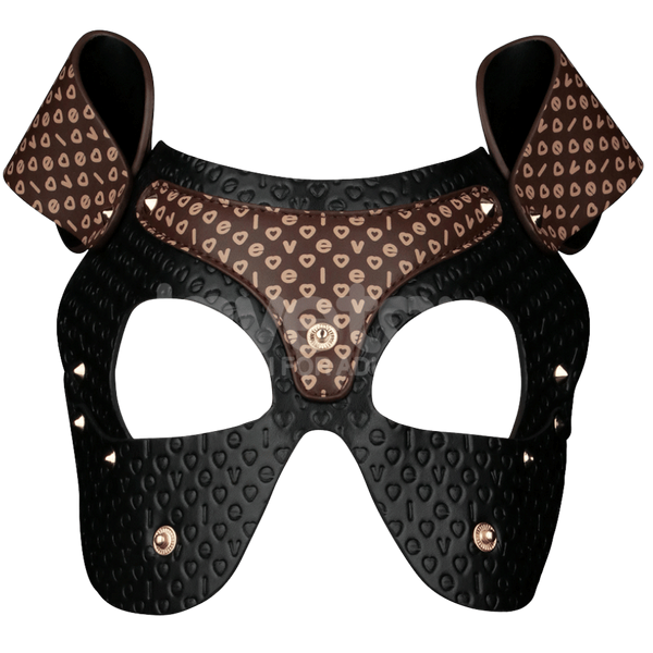 Lovetoy Classic Pup Mask With Removable Muzzle - Masks And Blindfolds