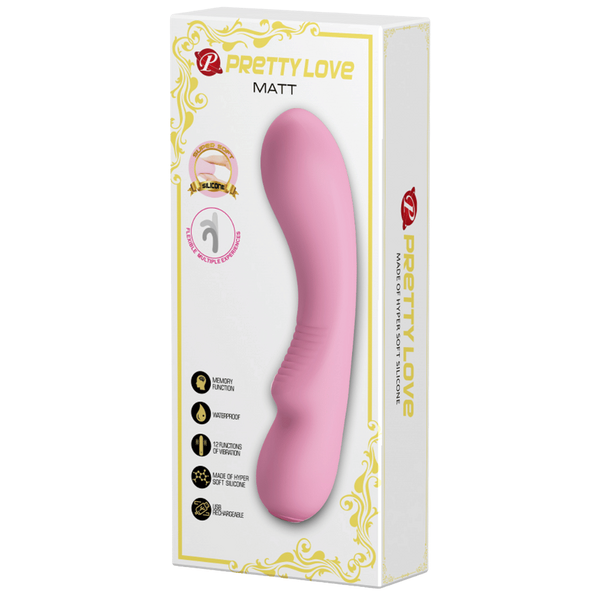 Pretty Love Matt 12 Functions Rechargeable G Spot Vibrator - G-Spot Vibrators