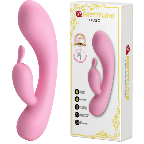 Pretty Love Hugo Rabbit Ear G Spot Vibrator - Rabbit Vibrators