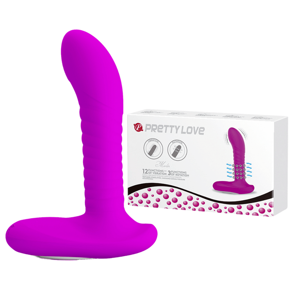Pretty Love Merlin 12 Functions Silicone G Spot Vibrator - G-Spot Vibrators