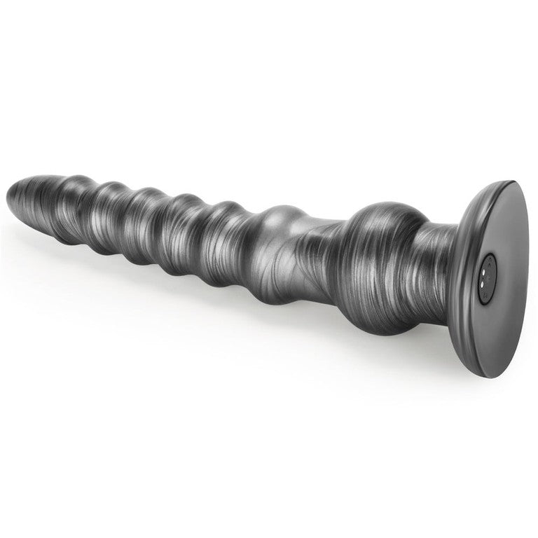Lovetoy King Sized Vibrax Slider Vibrating Dildo Grey - Vibrating Dildos