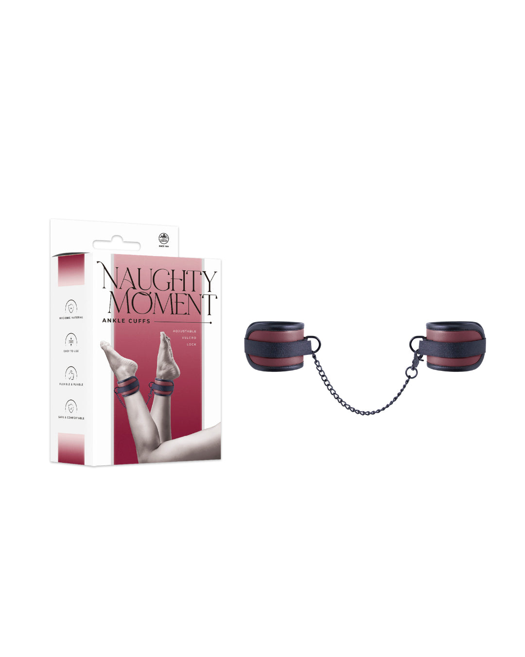 Nanma Corporation Naughty Moment Adjustable Ankle Cuffs - Cuffs And Restraints