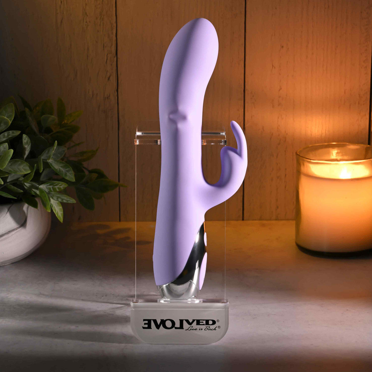 Evolved SPINDERELLA USB Rechargeable Rabbit Vibrator - Rabbit Vibrators