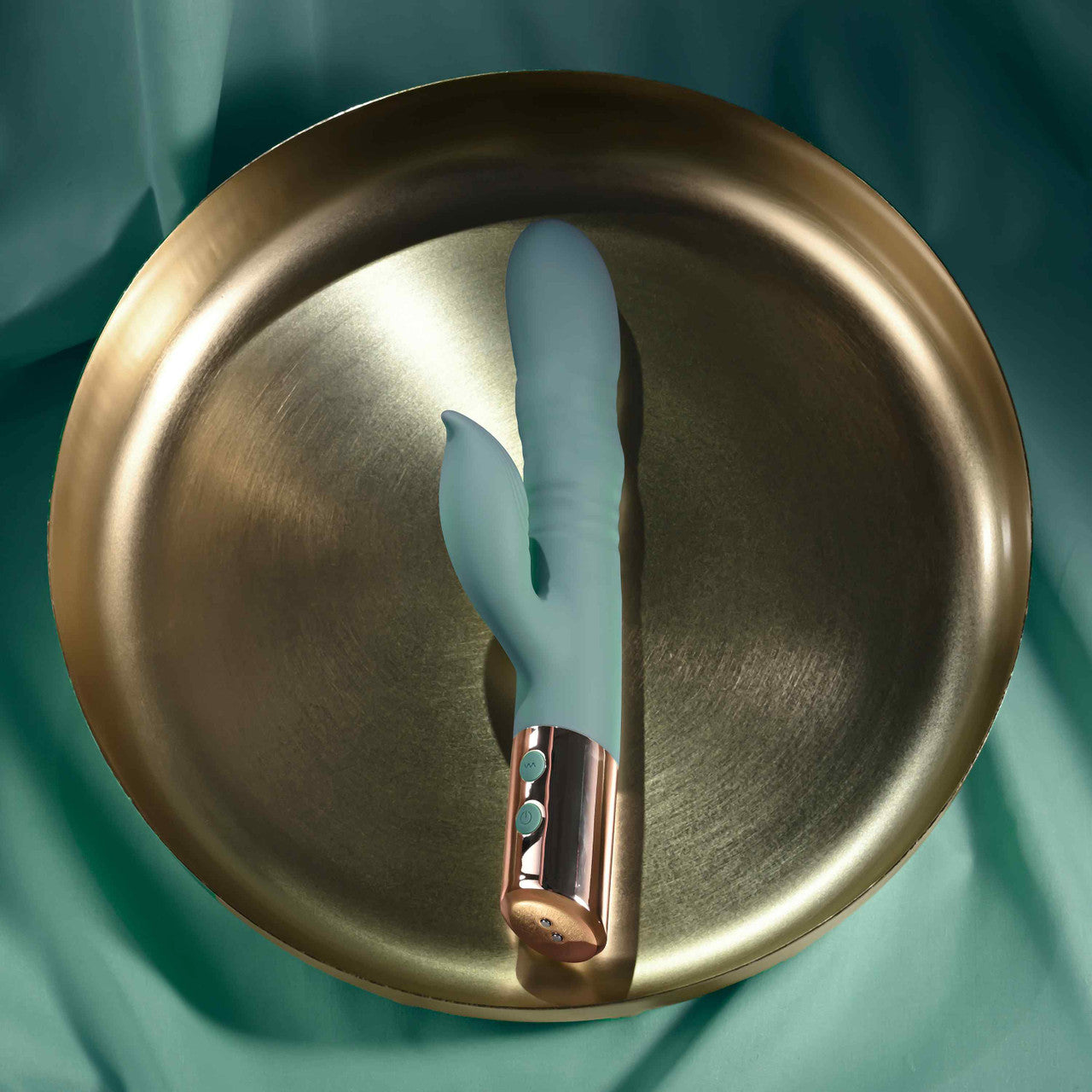 Evolved THE SHIMMY Rechargeable Thrusting Rabbit Vibrator - Rabbit Vibrators