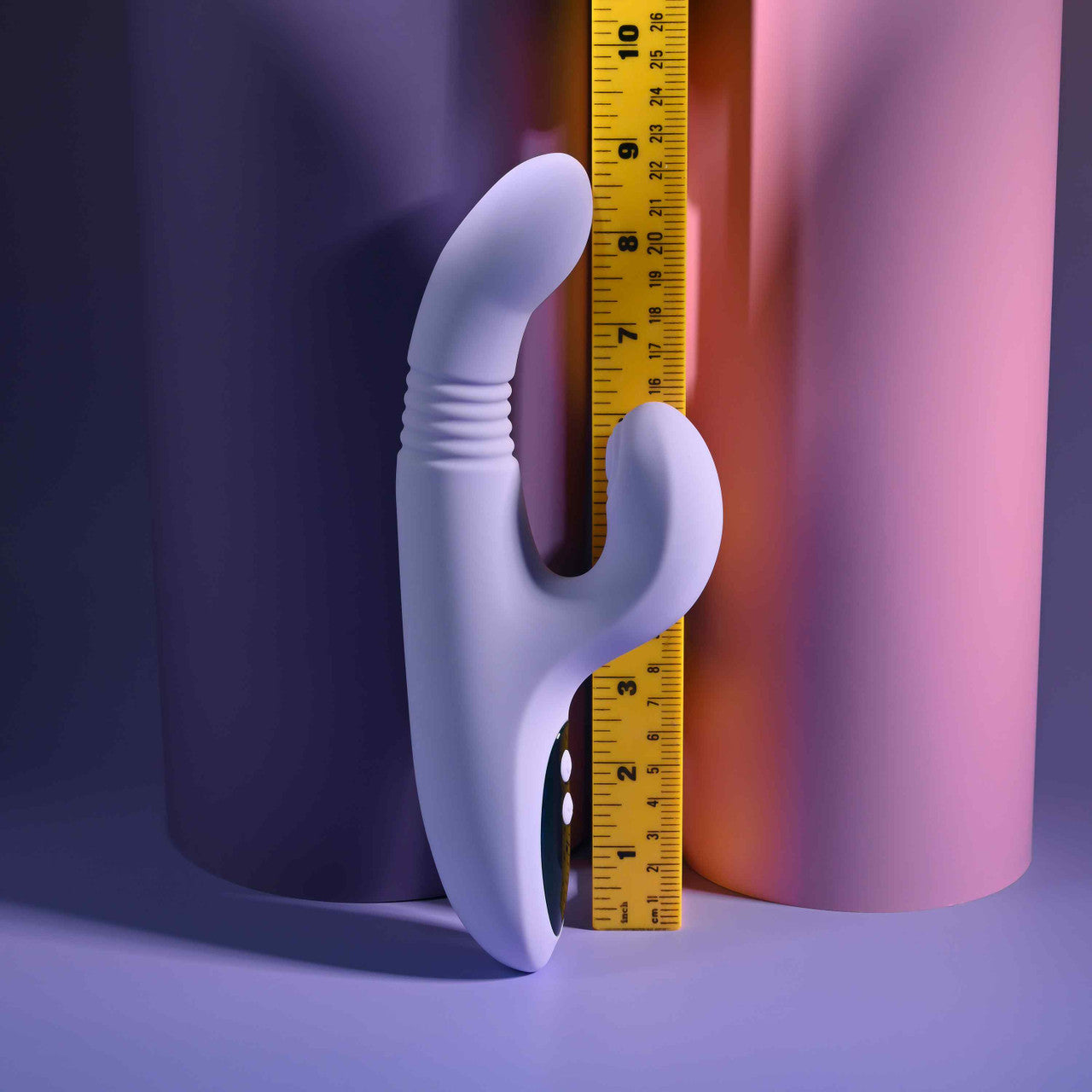 Evolved PEP TALK Thrusting Vibrator with Tapping Clit Stimulator - Rabbit Vibrators