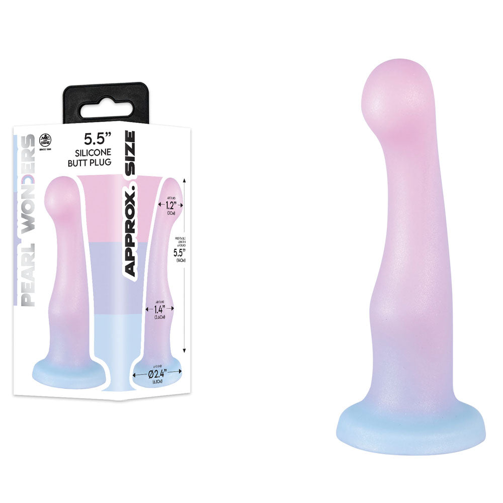 Nanma Pearl Wonders 14 cm Silicone Anal Pleasure Plug - Butt Plugs