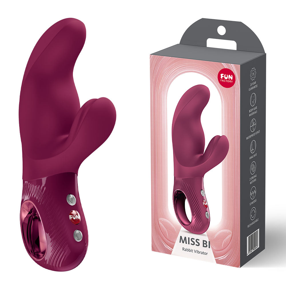 Fun Factory MISS BI Rechargeable Rabbit Massager - Rabbit Vibrators