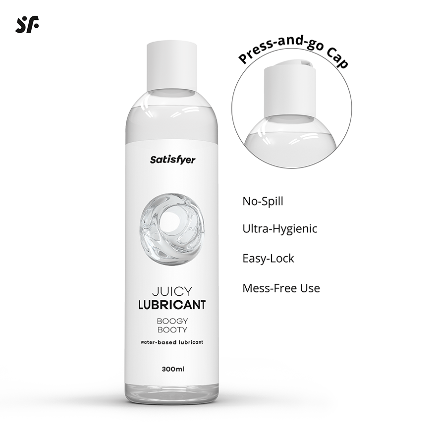 Satisfyer Juicy Boogy Booty Water Based Anal Lubricant - Water Based Lubes