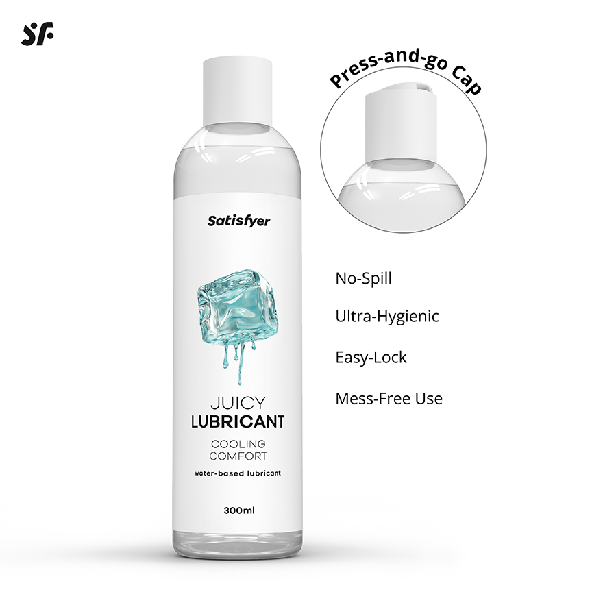 Satisfyer Juicy Cooling Comfort Water Based Sexy Lubricant - Water Based Lubes