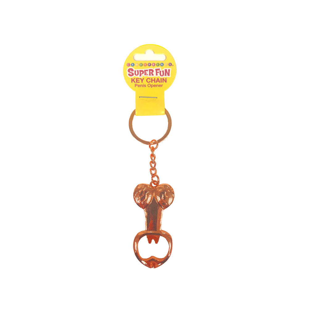 Little Genie Super Fun Penis Bottle Opener Novelty Key Chain - Party Gifts and Novelties