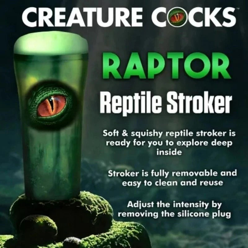 Creature Cocks Raptor Reptile Pleasure Stroker - Masturbators and Strokers