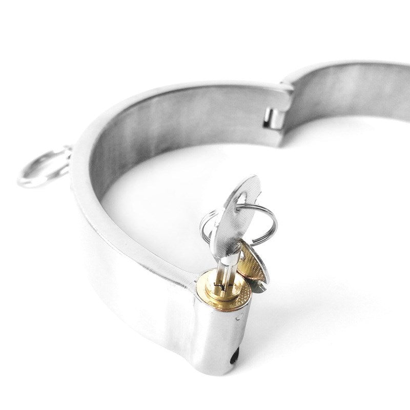 Hells Couture Round Bar Collar - Exquisite BDSM Jewelry - Steel Sex Toys