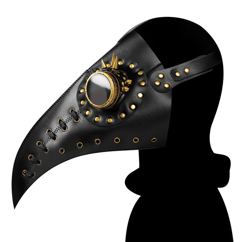 BDStyle Steampunk Stitch Rivets Beak Mask - Masks And Blindfolds