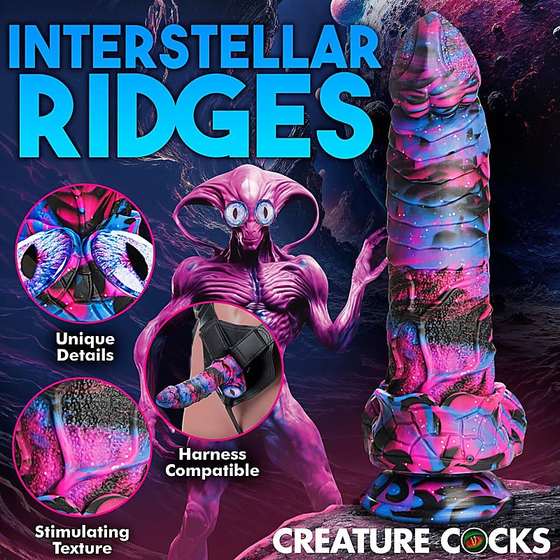 Alienoid Realistic Fantasy Silicone Dildo by XR Brands - Realistic Dildos