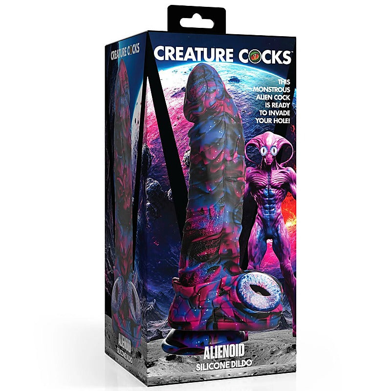 Alienoid Realistic Fantasy Silicone Dildo by XR Brands - Realistic Dildos