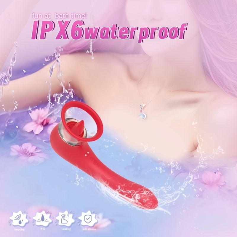 Trumpet 3-in-1 Sucking Licking Vaginal Stimulator Clit - Clit Ticklers and Pulsators
