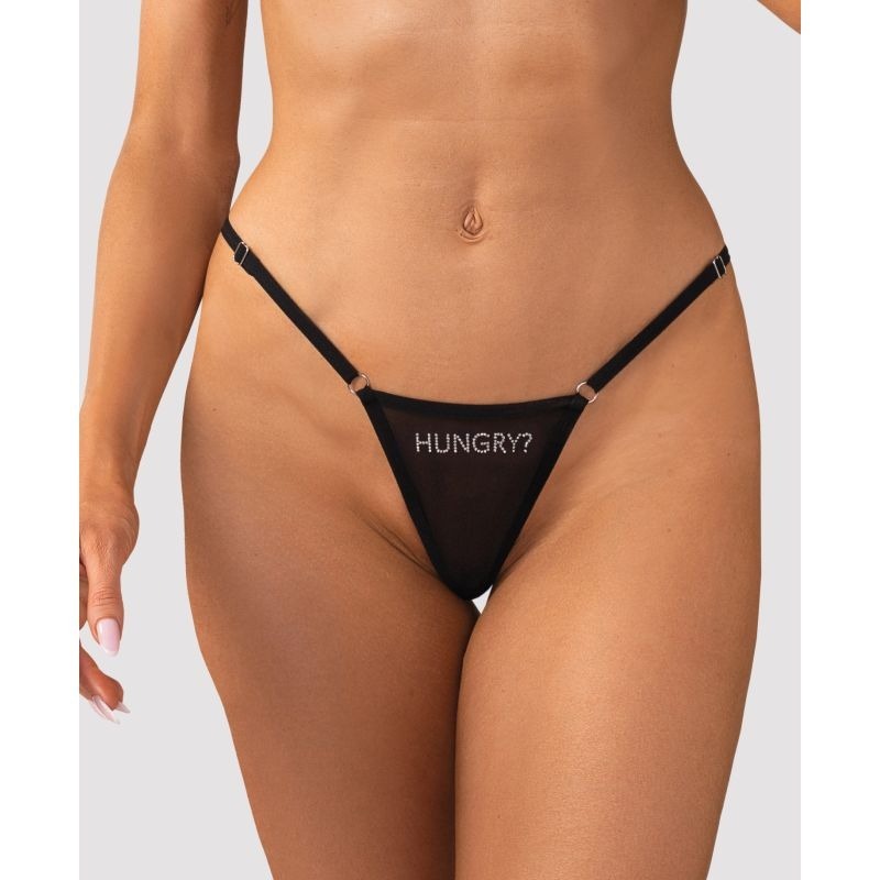 Hungry? Thong Panties by Obsessive Lingerie - G-Strings, Panties and Shorts