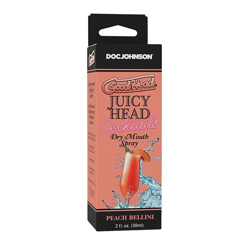 GoodHead Juicy Head Spray Cocktails Peach Bellini - Delay and Excite Sprays