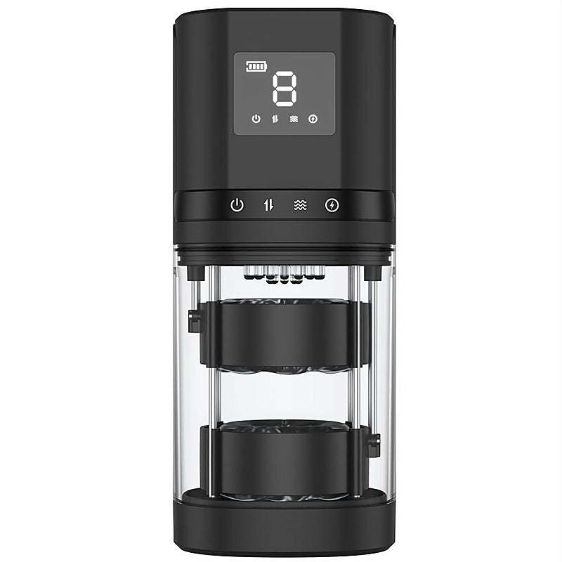 Maximus LCD Auto Thrusting and Vibrating Masturbator - Masturbators and Strokers