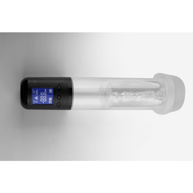 Smart Rechargeable LCD Penis Pump w/ Sleeve and Donut - Penis Pumps And Stretchers