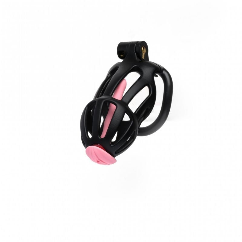 Centurion Size 2 Cock Cage with Pussification Plug - Male Chastity