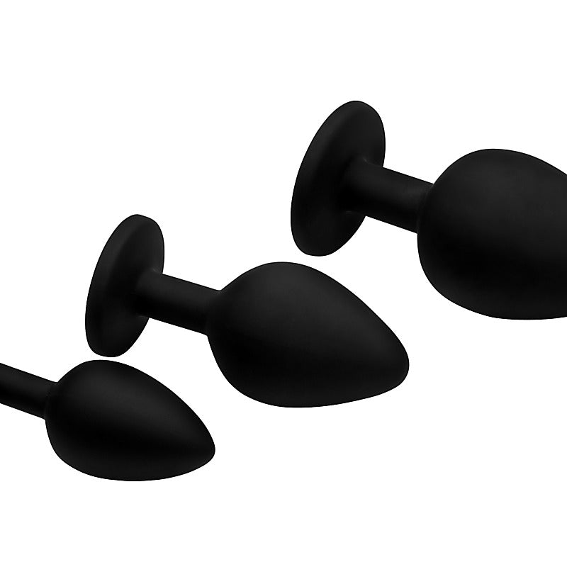 Dirty Words Anal Plug Set by XR Brands - Butt Plugs