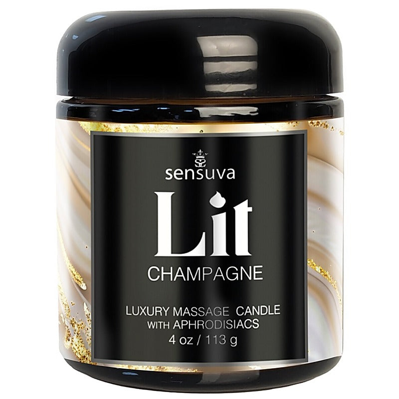 Lit Luxury Massage Candle 118 ml by Sensuva On - Massage Oils and Lubricants