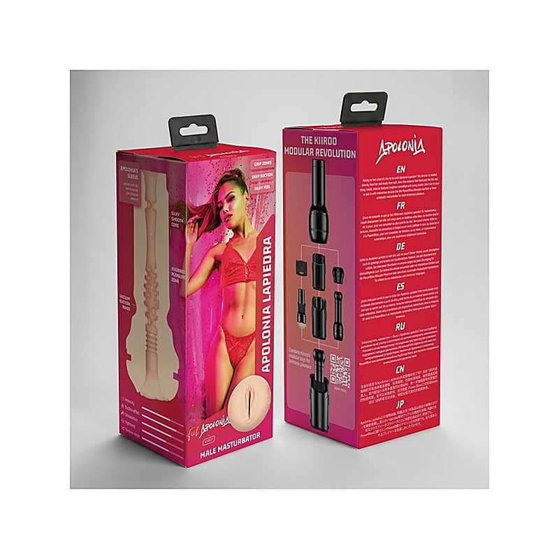 Feel Apolonia Sculpted Texture Stroker by Kiiroo - Masturbators and Strokers