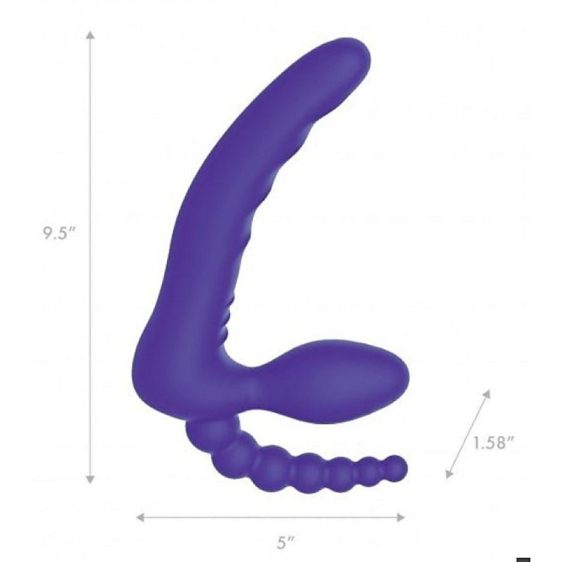 Pegasus 7 Inch Remote DP Strapless Strap-On by Electric EEL - Strap On Sextoys