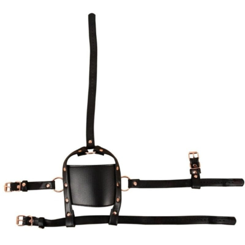 Bad Kitty Head Harness with Silicone Ball Gag by Orion - Bondage Gags and Bits