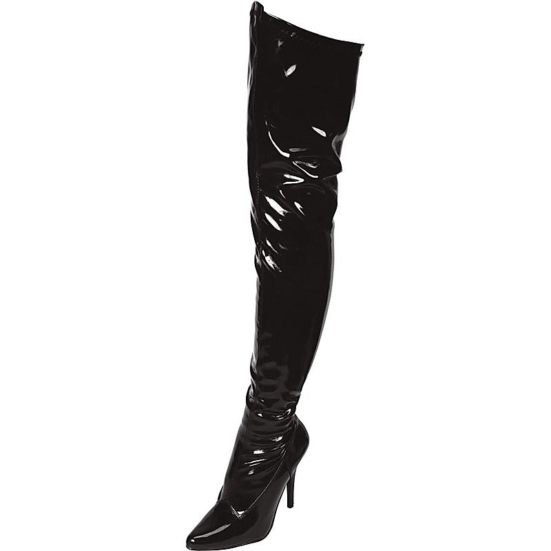 Pointed Toe Thigh High Boot Heel by Xgen Products - Fancy Dress Ups