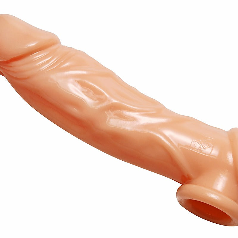 Realistic Penis Enhancer and Ball Stretcher Flesh - Pumps, Extenders and Sleeves