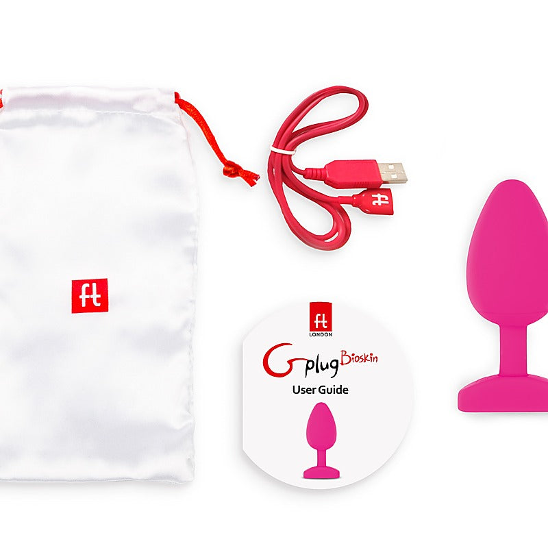 Gplug Bioskin Sweet Raspberry Butt Plug by Gvibe - Butt Plugs